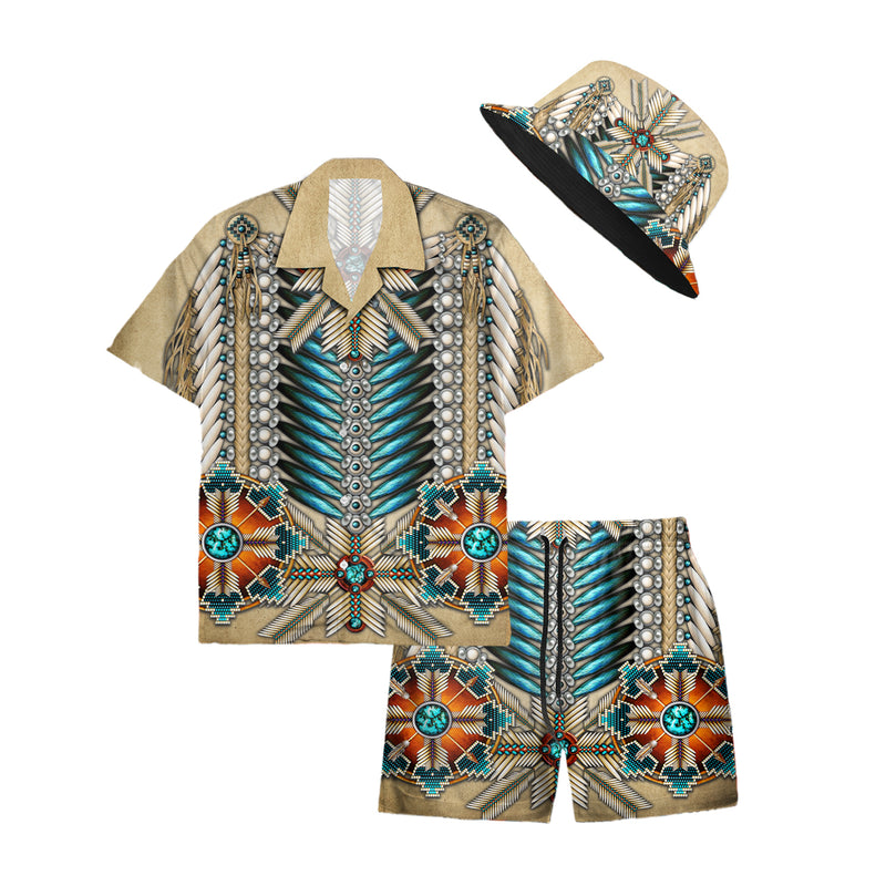 Native Pattern Hawaiian Shirt New - 86002