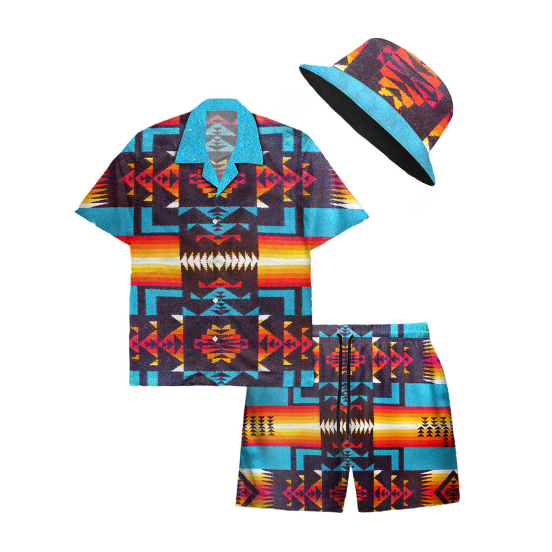 Native Pattern Hawaiian Shirt New - 86027