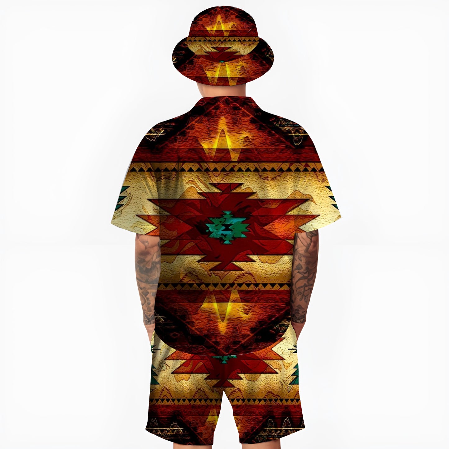 Native Pattern Hawaiian Shirt New - 86030
