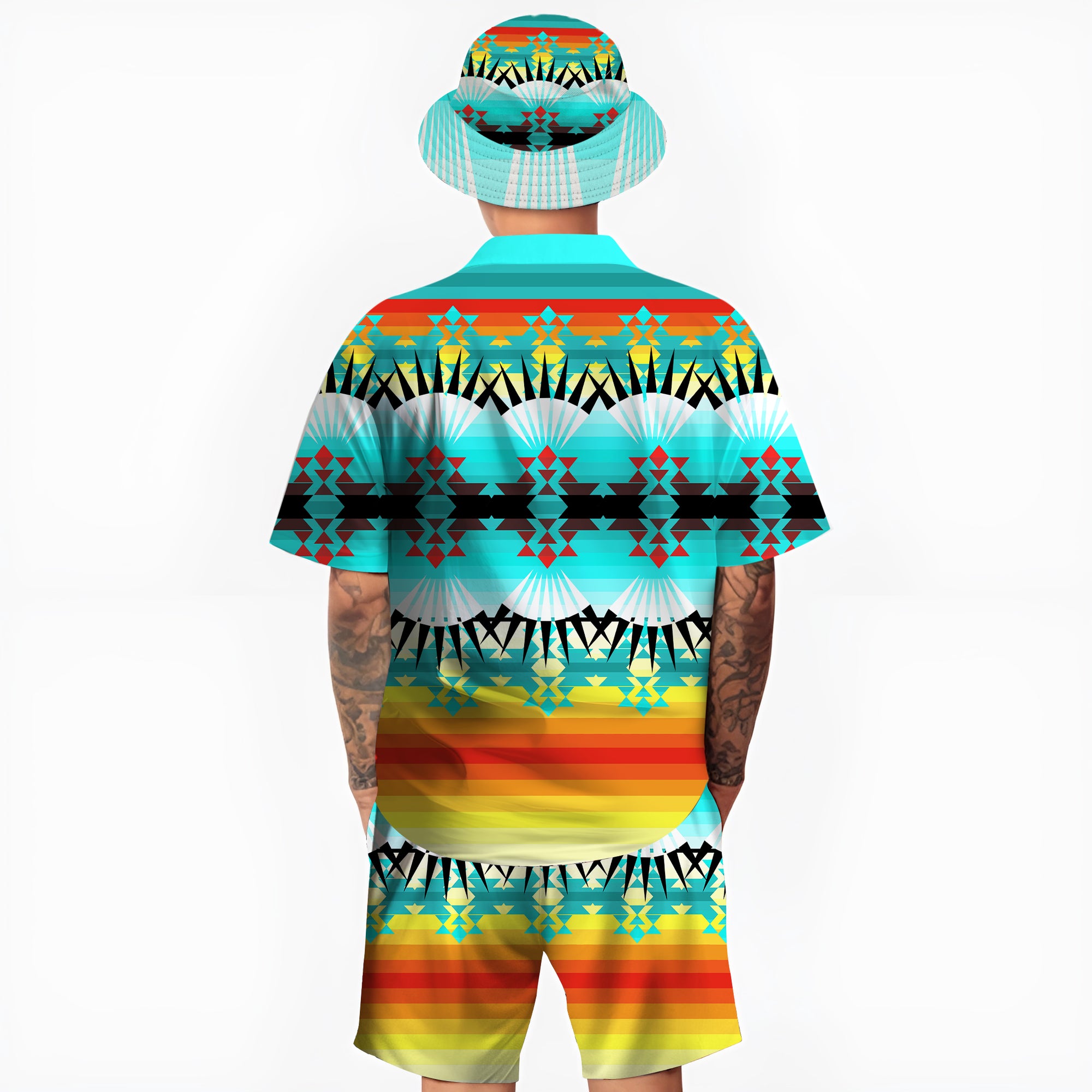 Native Pattern Hawaiian Shirt New - 86044