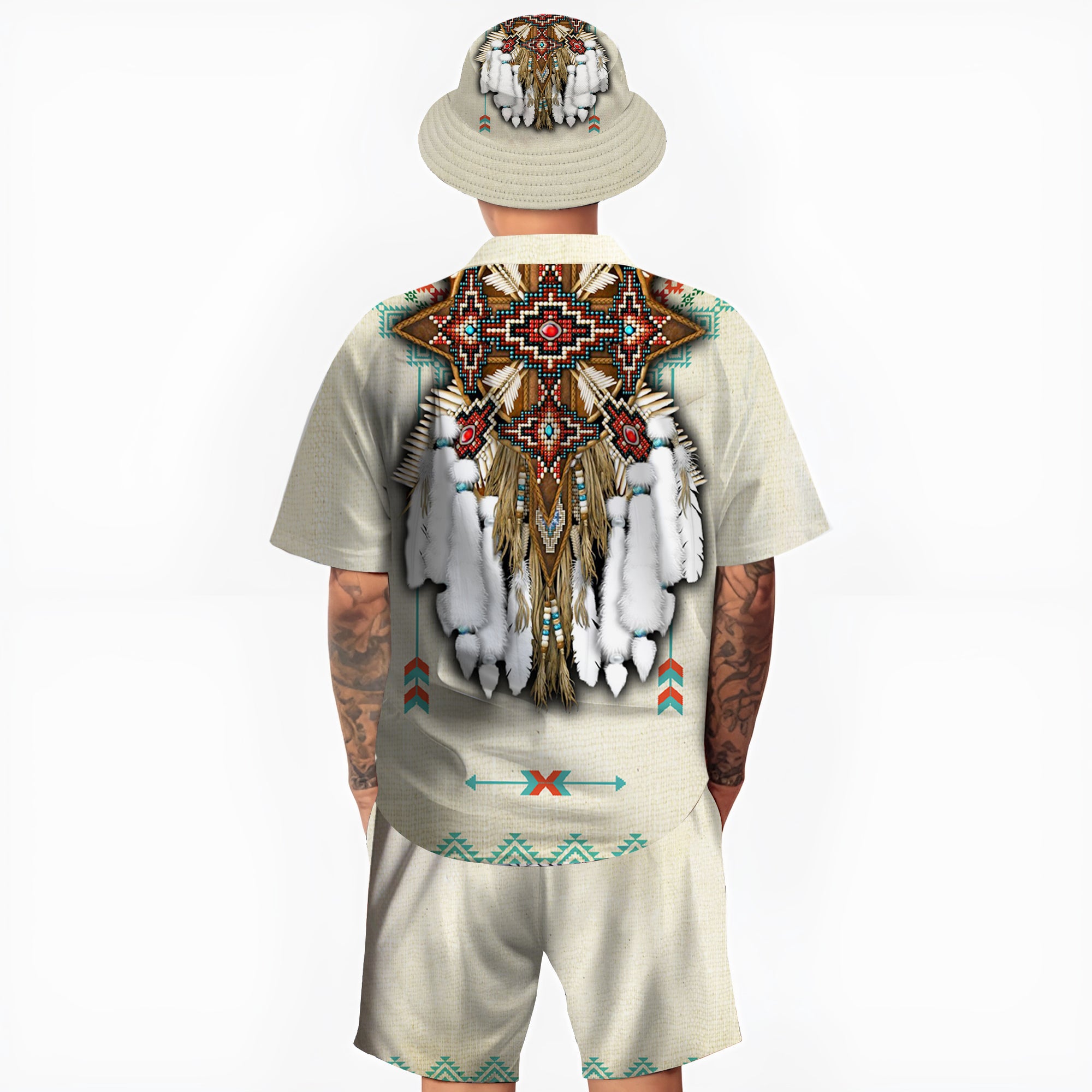 Native Pattern Hawaiian Shirt New - 86005