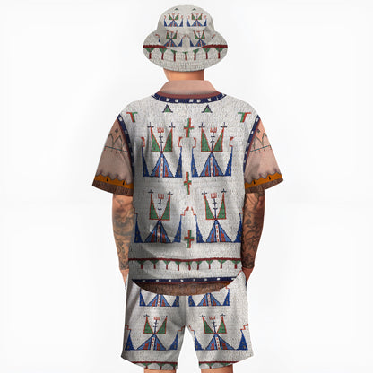 Native Pattern Hawaiian Shirt New - 86056