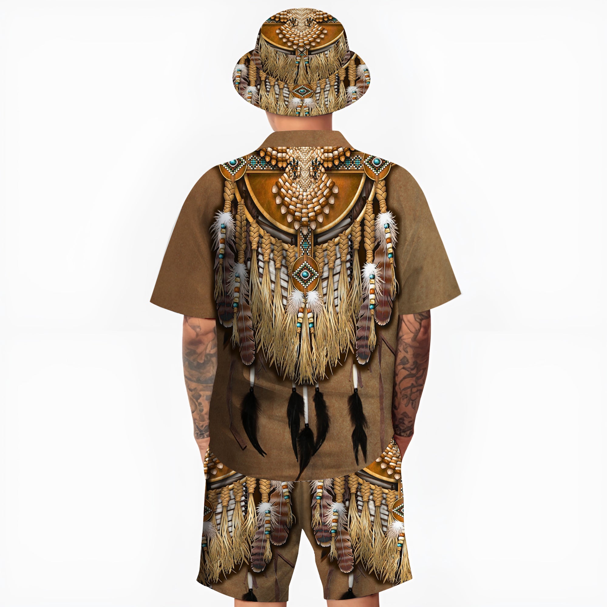 Native Pattern Hawaiian Shirt New - 86007