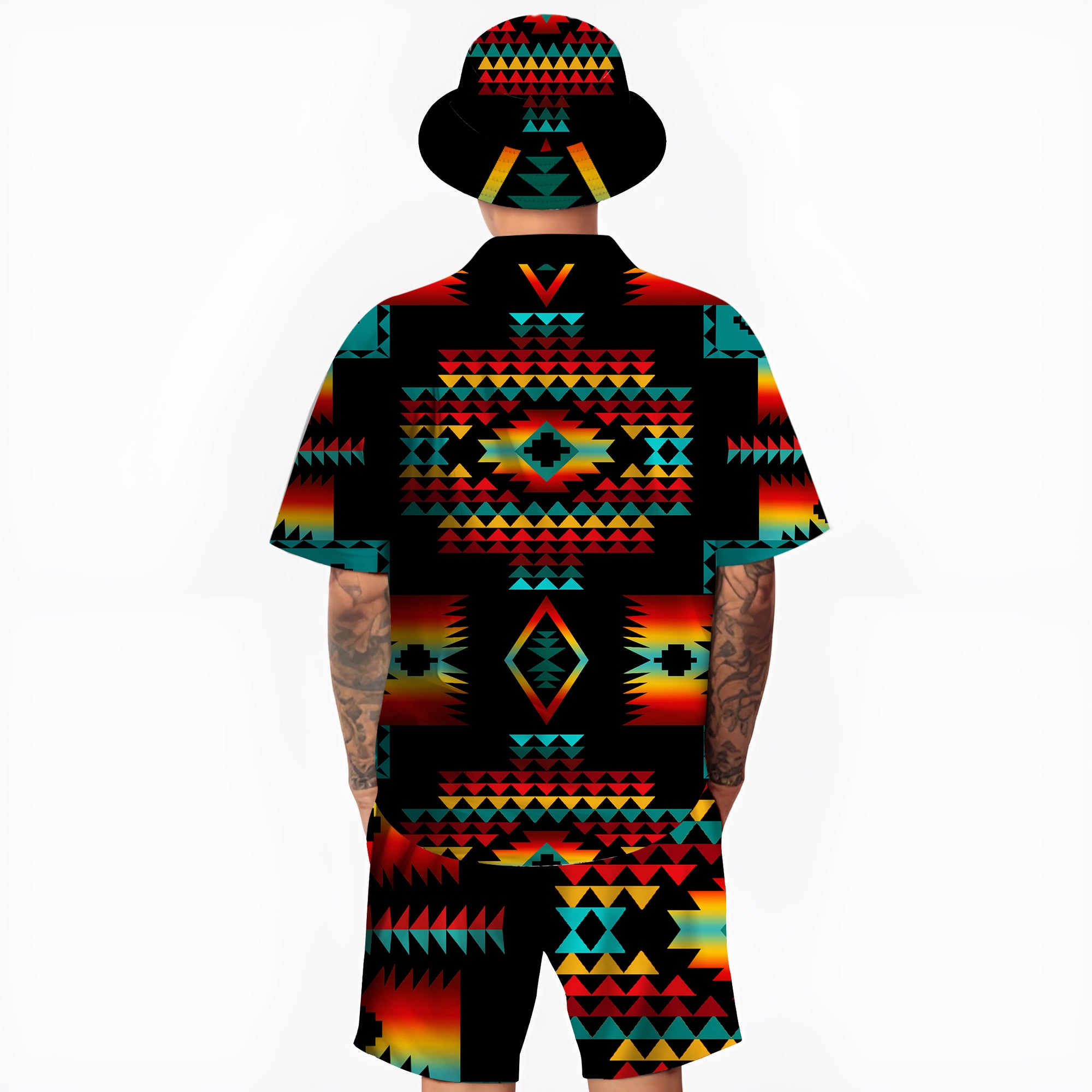 Native Pattern Hawaiian Shirt New - 86022