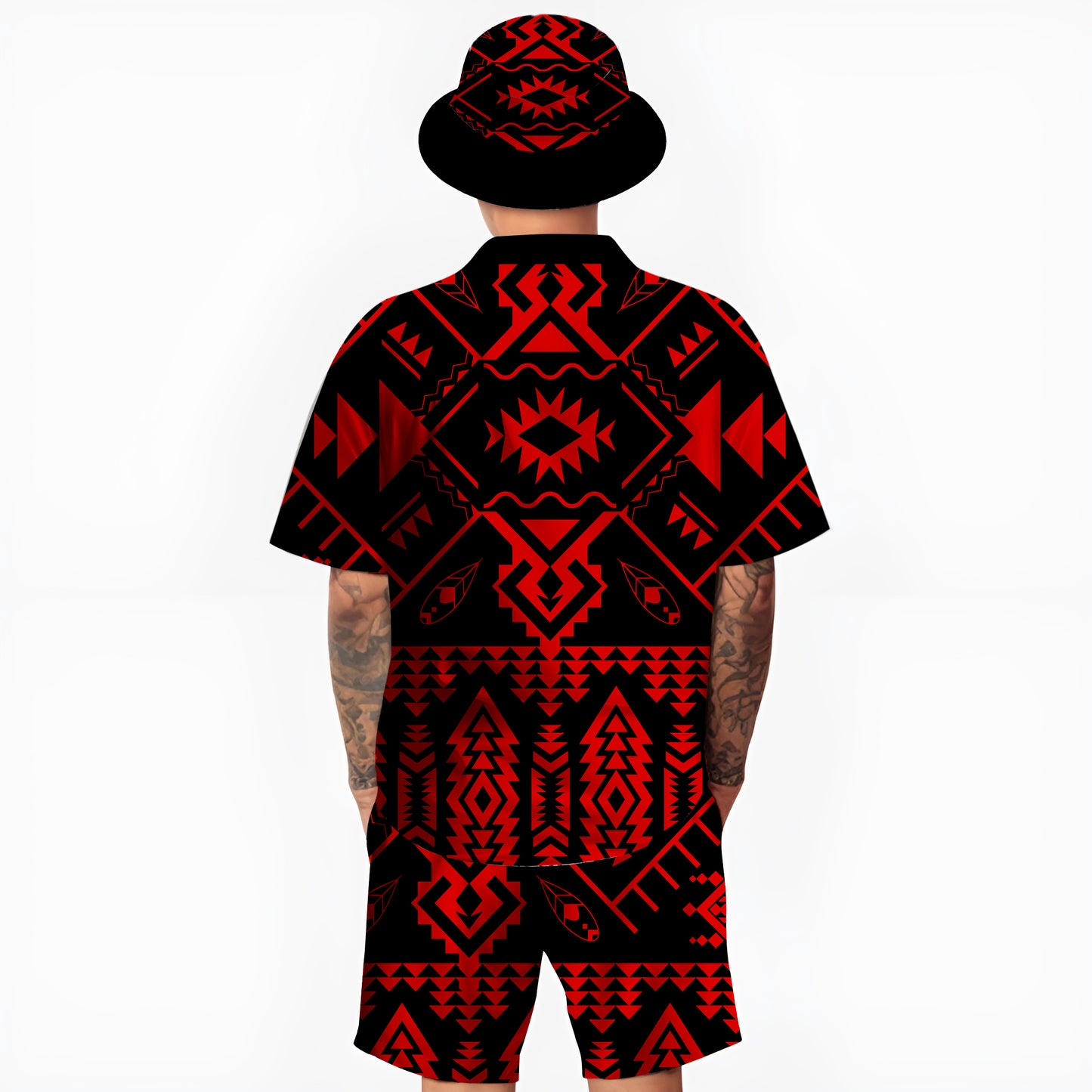 Native Pattern Hawaiian Shirt New - 86015