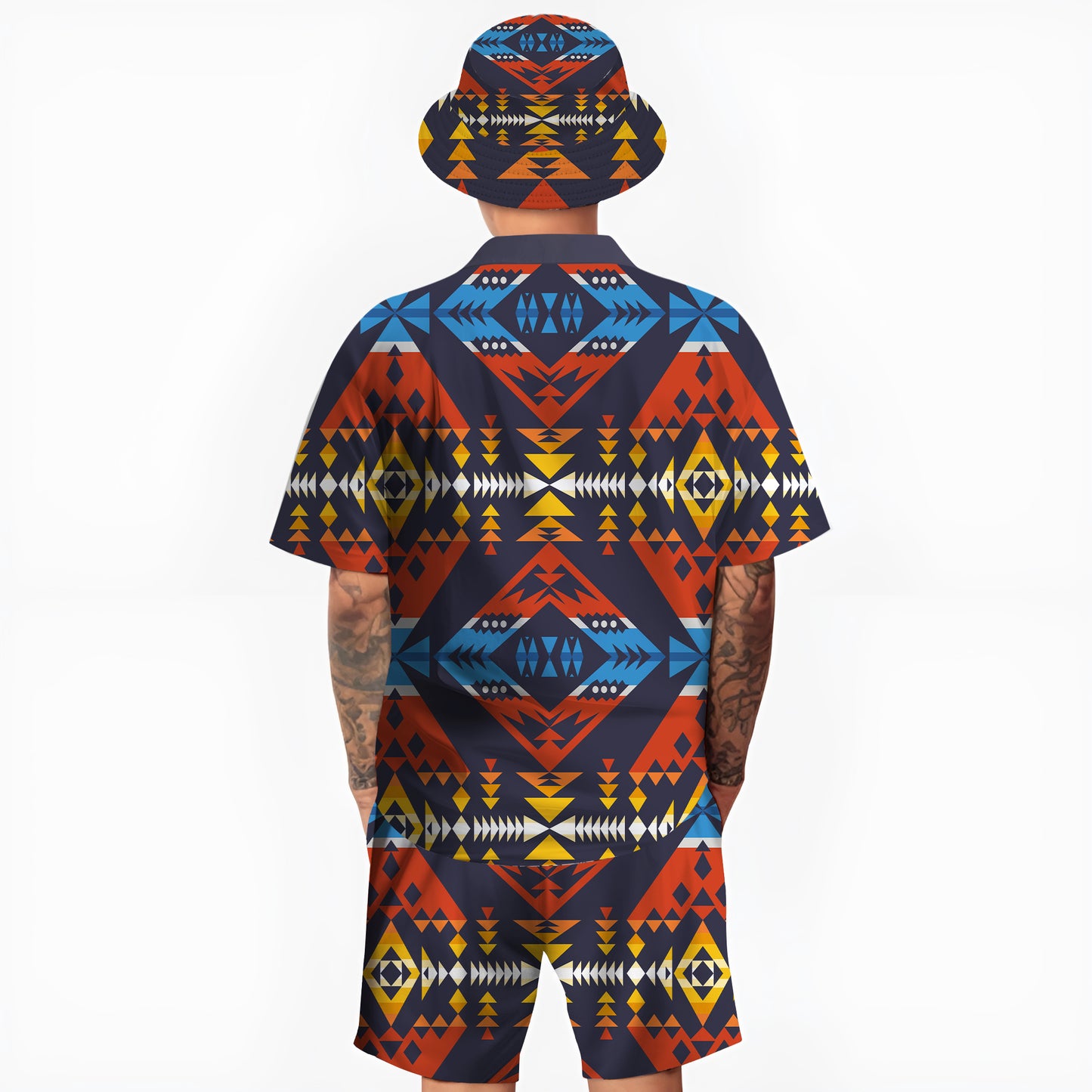 Native Pattern Hawaiian Shirt New - 86032