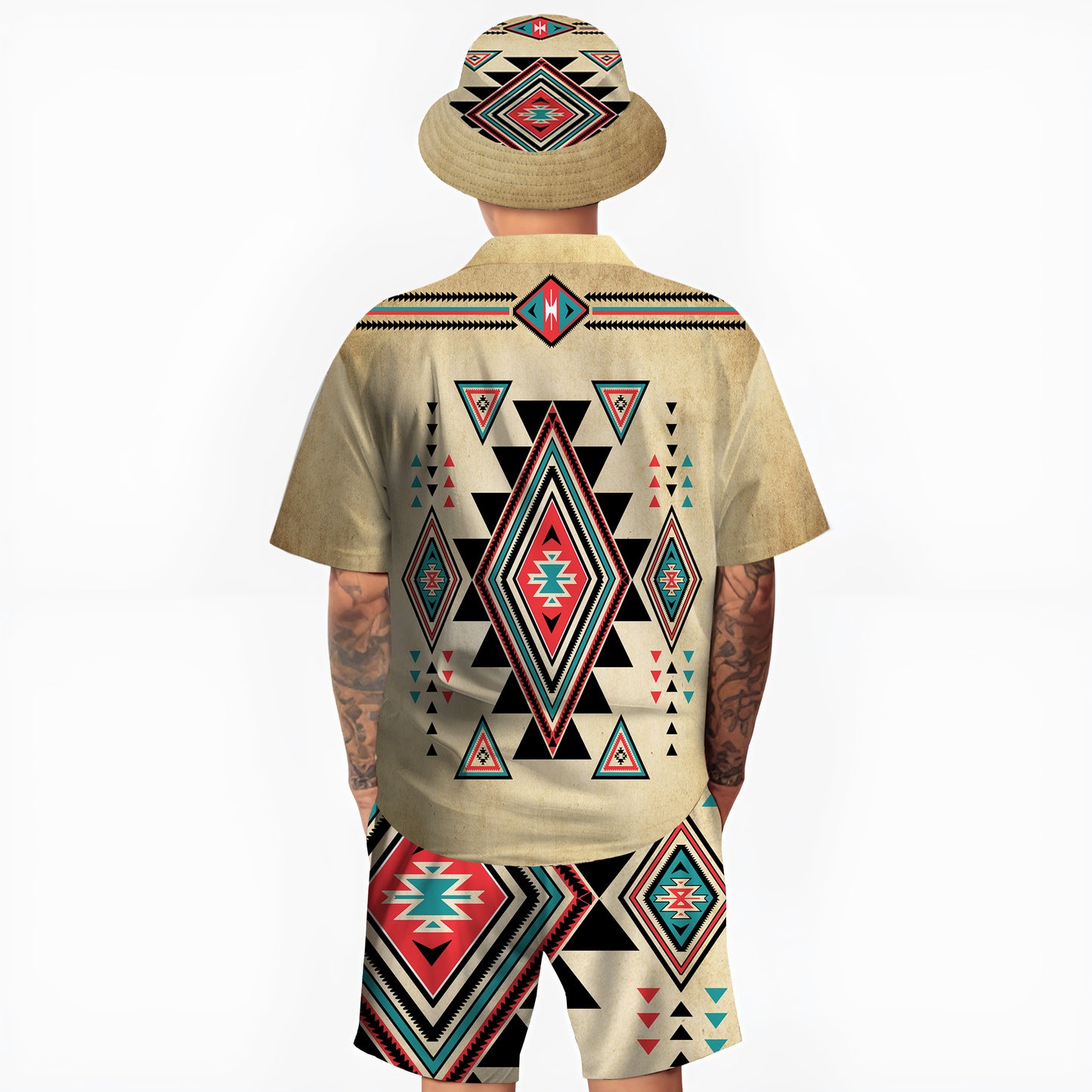 Native Pattern Hawaiian Shirt New - 86020
