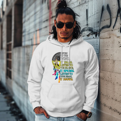 LISTEN TO THE WIND, IT TALKS. LISTEN TO THE SILENCE, IT SPEAKS. LISTEN TO YOUR HEART, IT KNOWS.