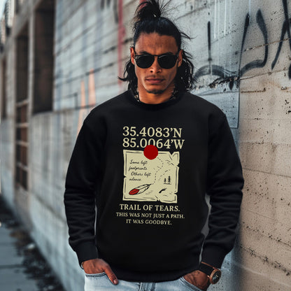 35.4083'N 85.0064'W  TRAIL OF TEARS. THIS WAS NOT JUST A PATH. IT WAS GOODBYE.