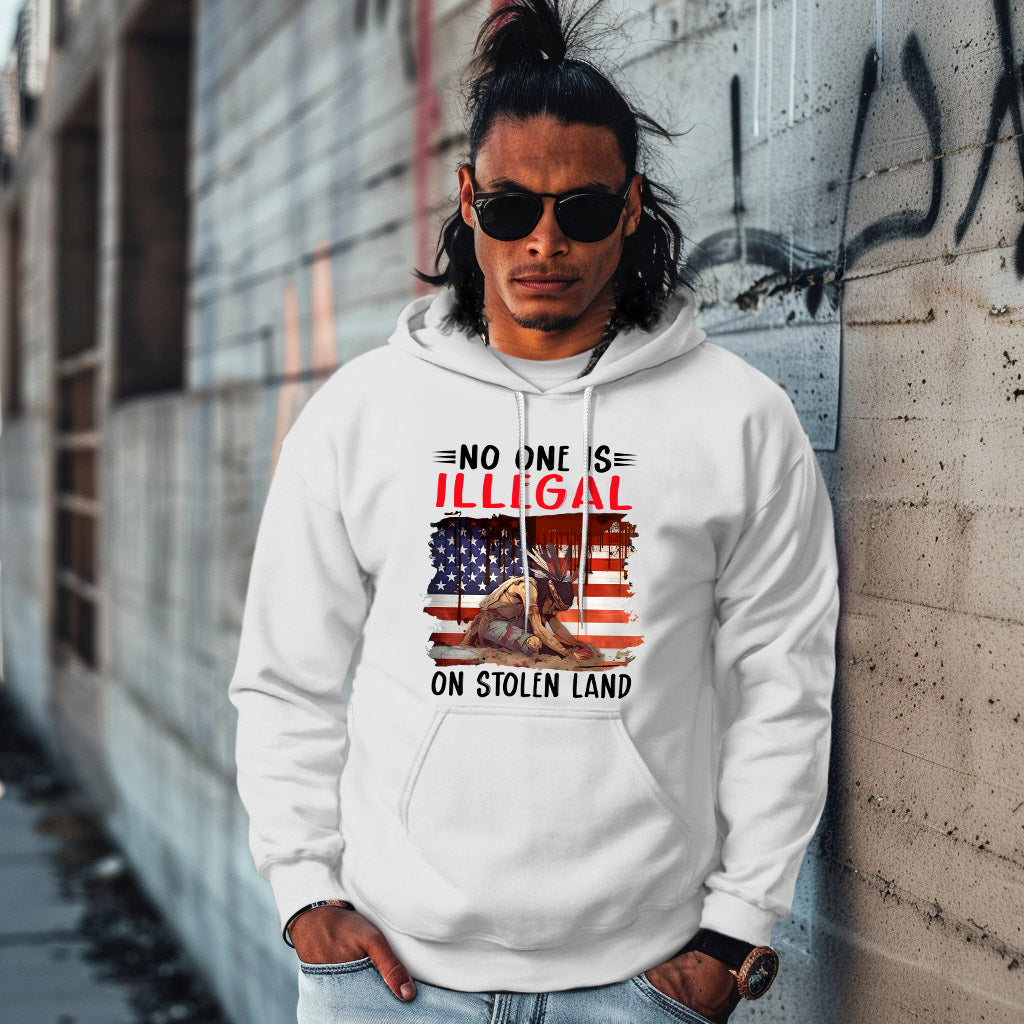 NO ONE IS ILLEGAL ON STOLEN LAND