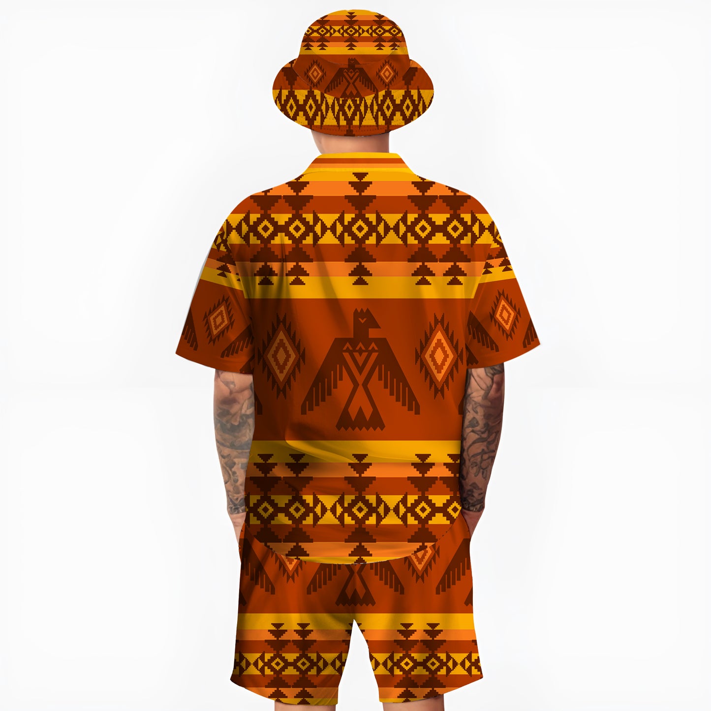 Native Pattern Hawaiian Shirt New - 86012