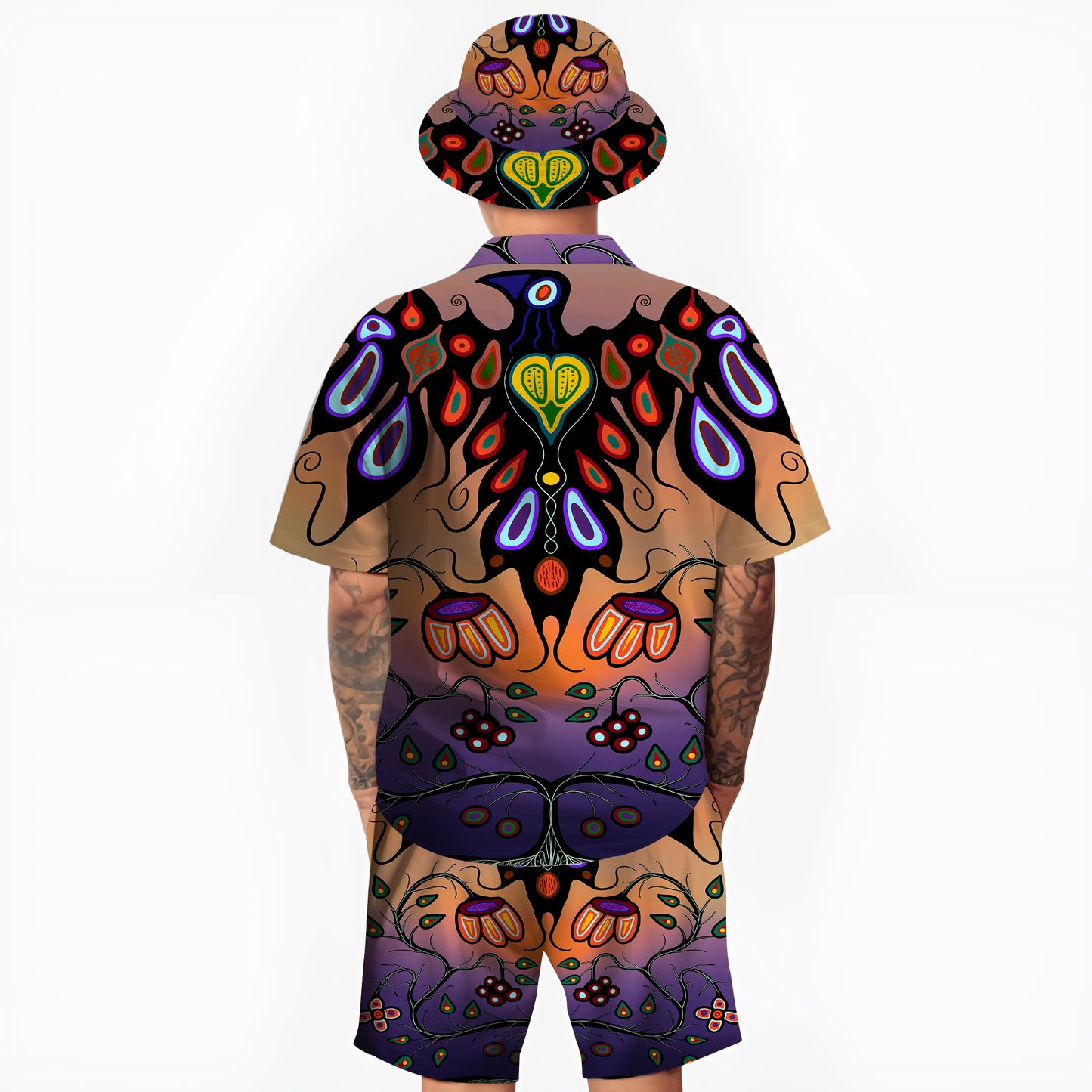 Native Pattern Hawaiian Shirt New - 86054