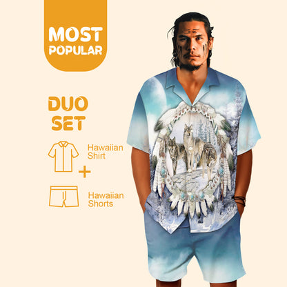 Native Pattern Hawaiian Shirt New - 86009