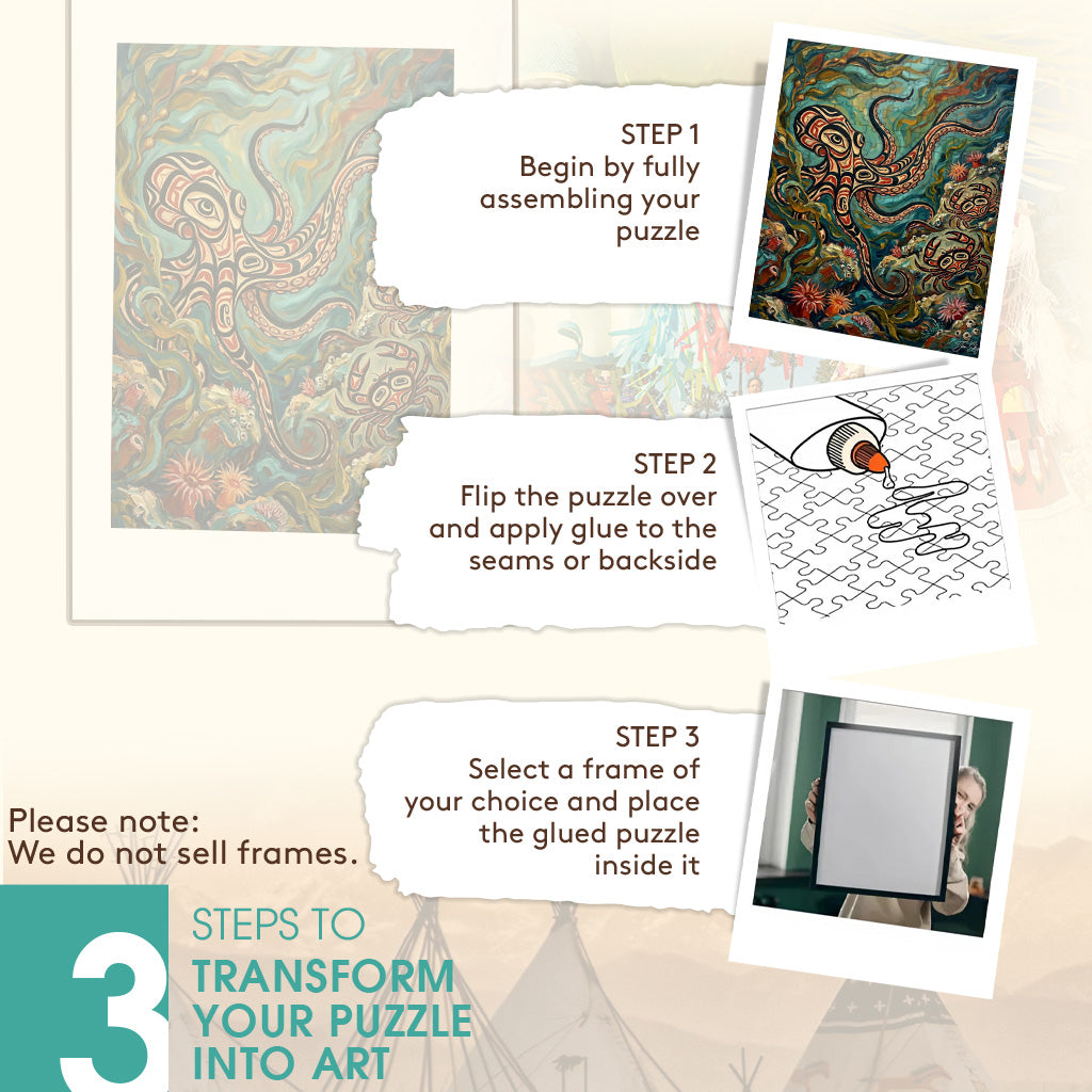Eight Ways of Wondering – Wooden Jigsaw Puzzle (300 / 500 / 1000 Pieces)