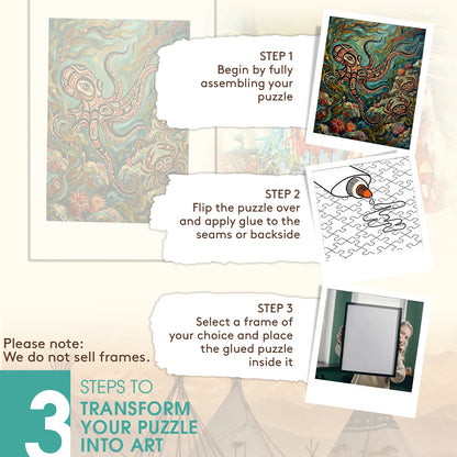 Eight Ways of Wondering – Wooden Jigsaw Puzzle (300 / 500 / 1000 Pieces)