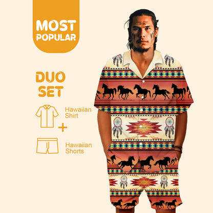 Native Pattern Hawaiian Shirt New - 86010