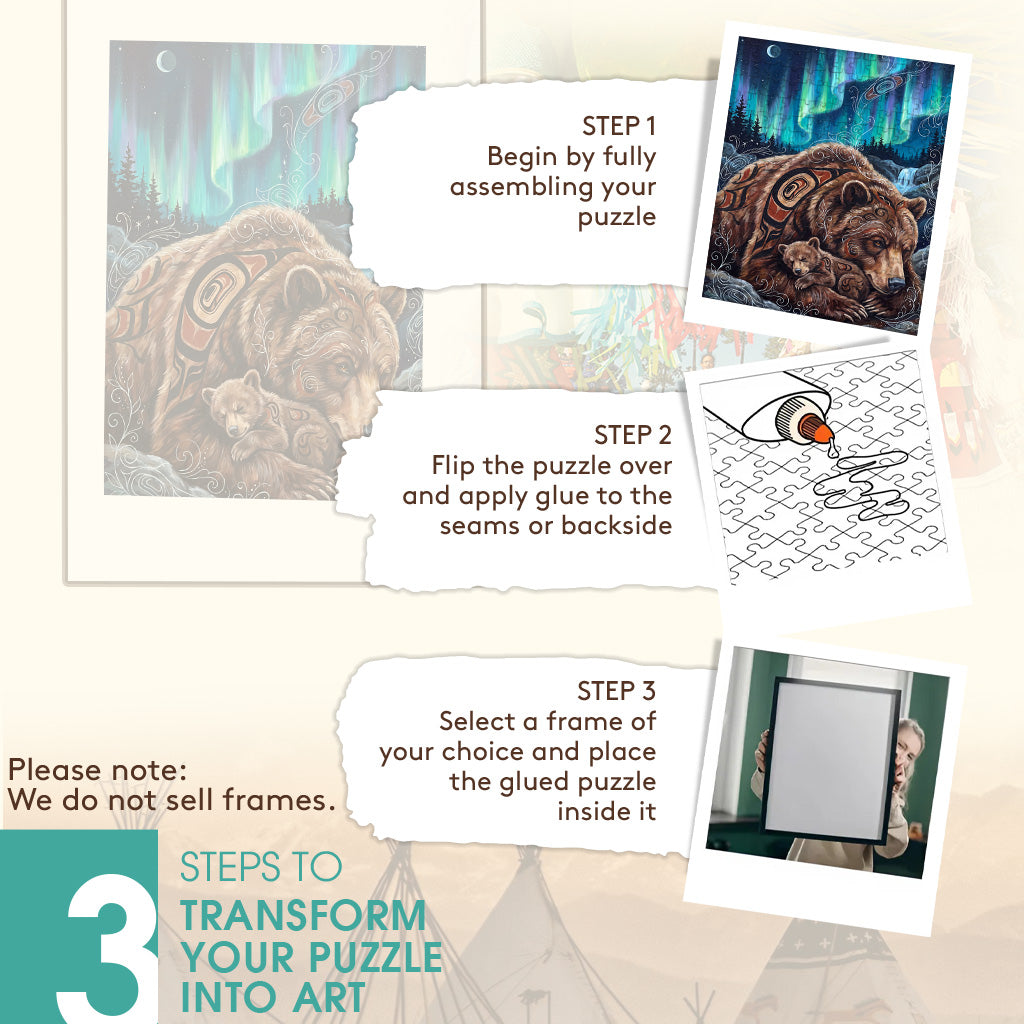 Bear - What the Great Bear Is For – Wooden Jigsaw Puzzle (300 / 500 / 1000 Pieces)