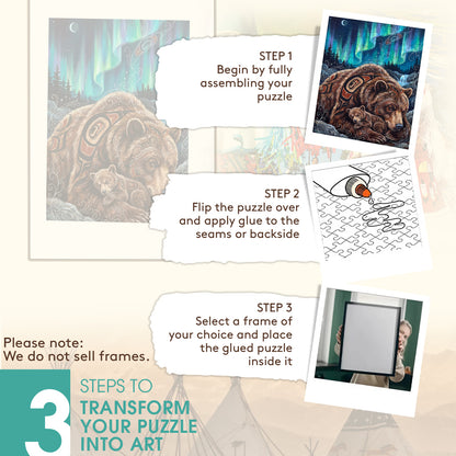 Bear - What the Great Bear Is For – Wooden Jigsaw Puzzle (300 / 500 / 1000 Pieces)