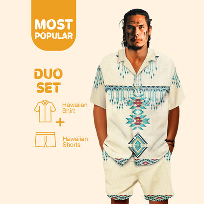 Native Pattern Hawaiian Shirt New - 86024
