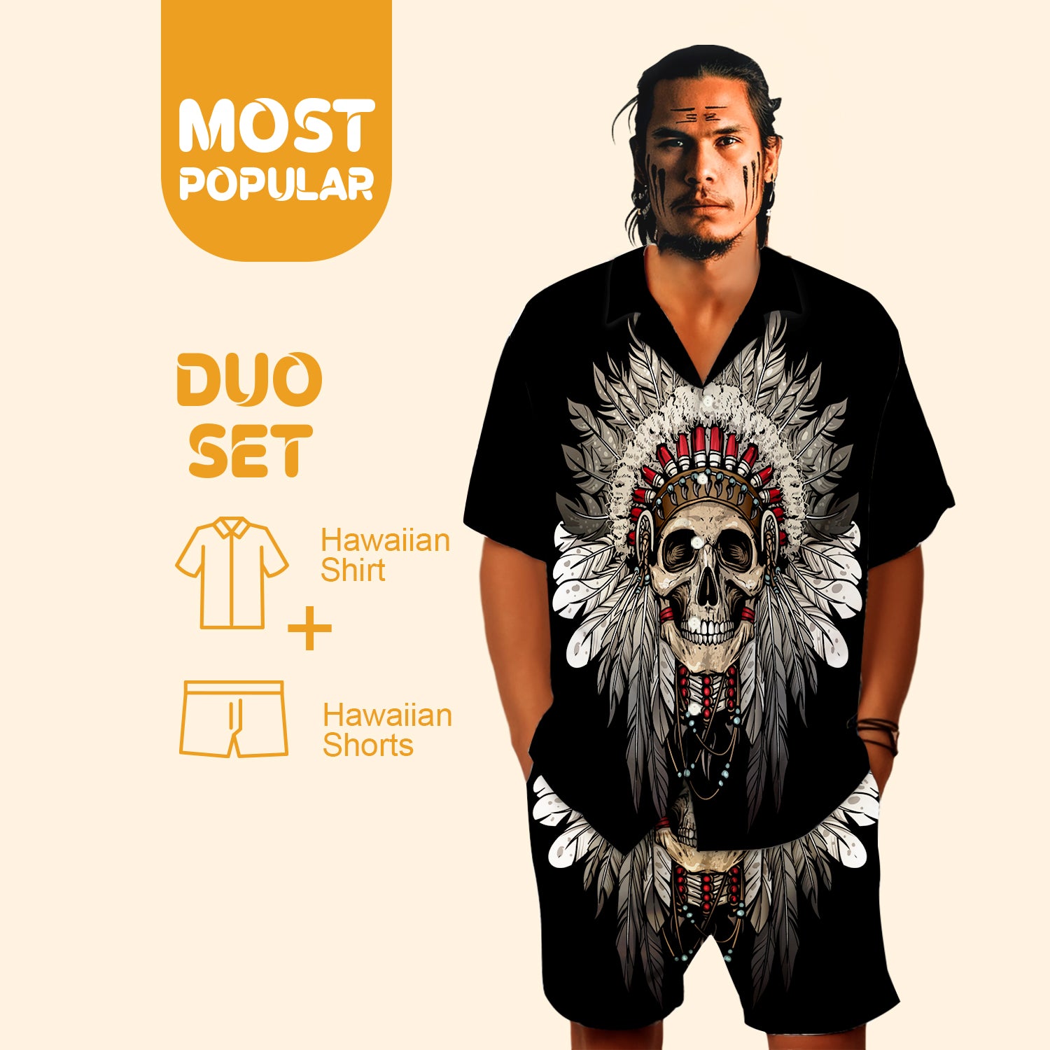 Skull Hawaiian Shirt New - 86038