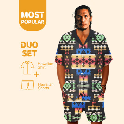 Native Pattern Hawaiian Shirt New - 86036