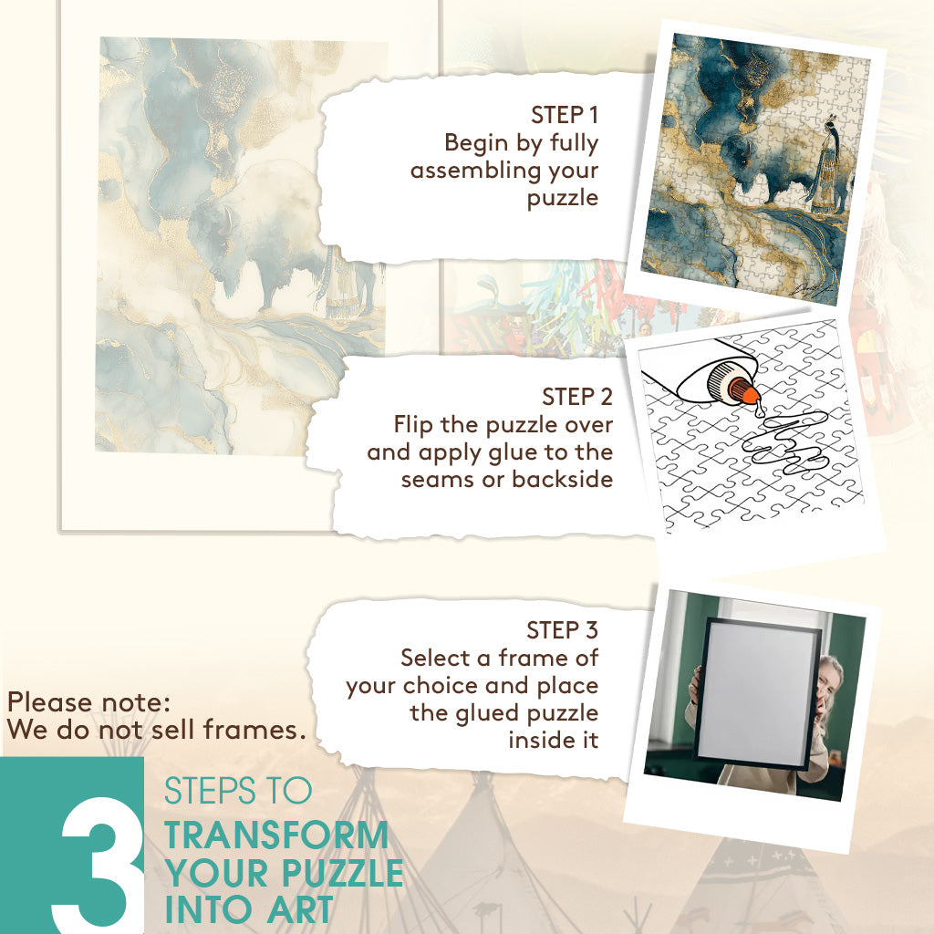 Whispers of the Sacred Plains – Wooden Jigsaw Puzzle (300 / 500 / 1000 Pieces) - NH79