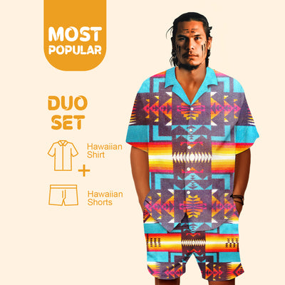Native Pattern Hawaiian Shirt New - 86027