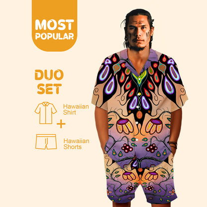 Native Pattern Hawaiian Shirt New - 86054