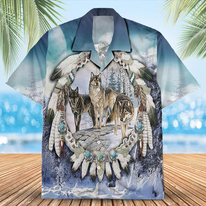 Native Pattern Hawaiian Shirt New - 86009