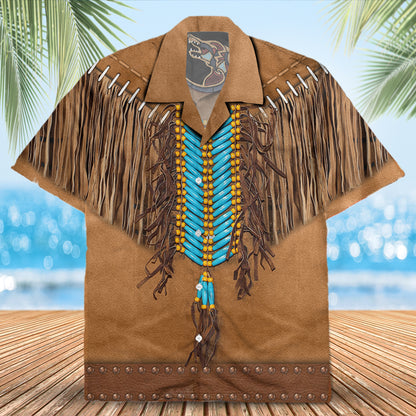 Native Pattern Hawaiian Shirt New - 86001