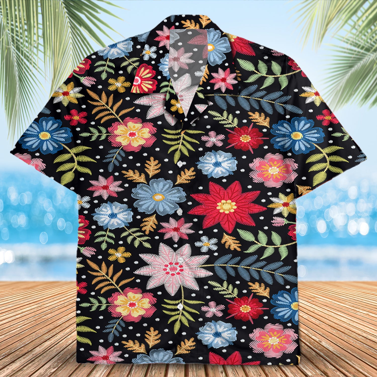 Native Pattern Hawaiian Shirt New - 86050