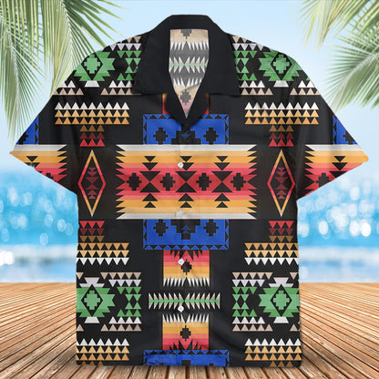 Native Pattern Hawaiian Shirt New - 86036
