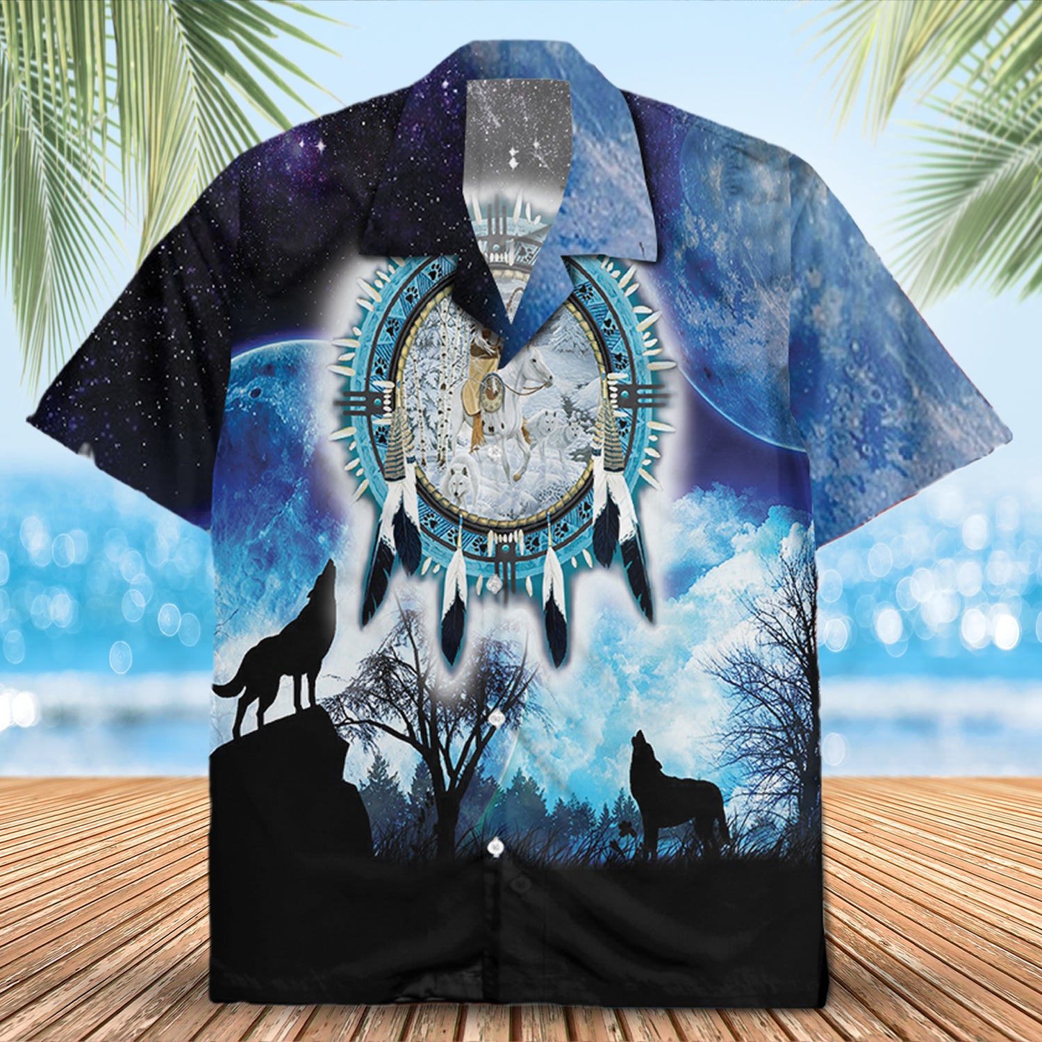 Native Pattern Hawaiian Shirt New - 86033