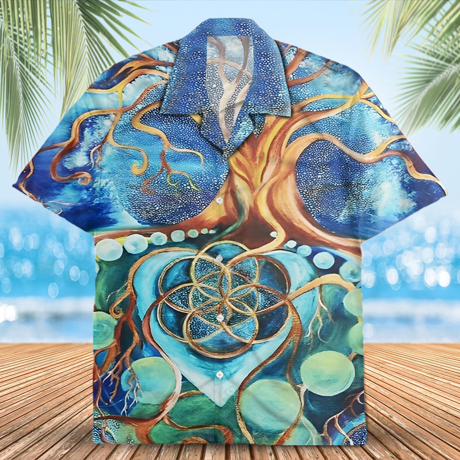 Native Pattern Hawaiian Shirt New - 86052