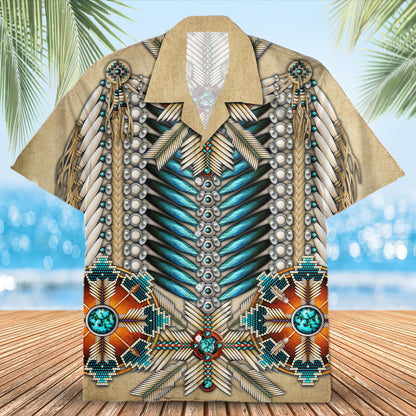Native Pattern Hawaiian Shirt New - 86002