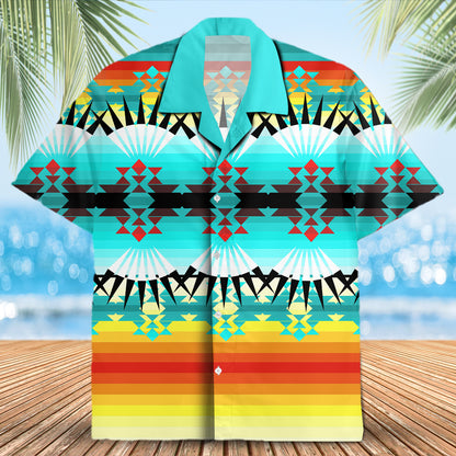 Native Pattern Hawaiian Shirt New - 86044