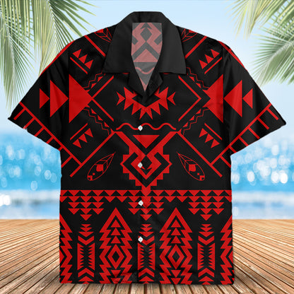 Native Pattern Hawaiian Shirt New - 86015