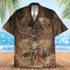 Native Wolf Pattern Hawaiian Shirt New - 86037