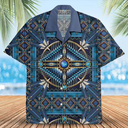Native Pattern Hawaiian Shirt New - 86017