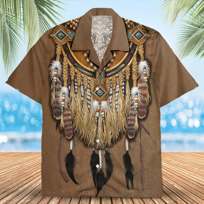 Native Pattern Hawaiian Shirt New - 86007