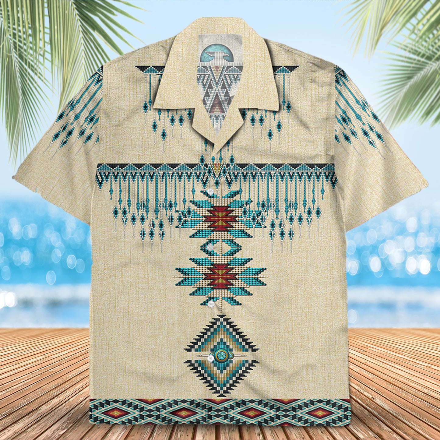 Native Pattern Hawaiian Shirt New - 86024