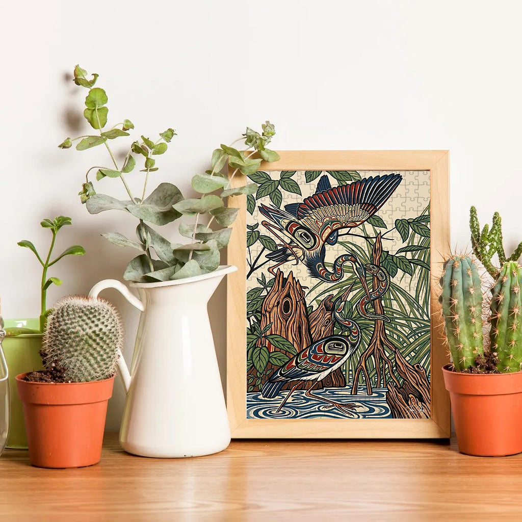 Heron – Wooden Jigsaw Puzzle - CT52789 (300 / 500 / 1000 Pieces)
