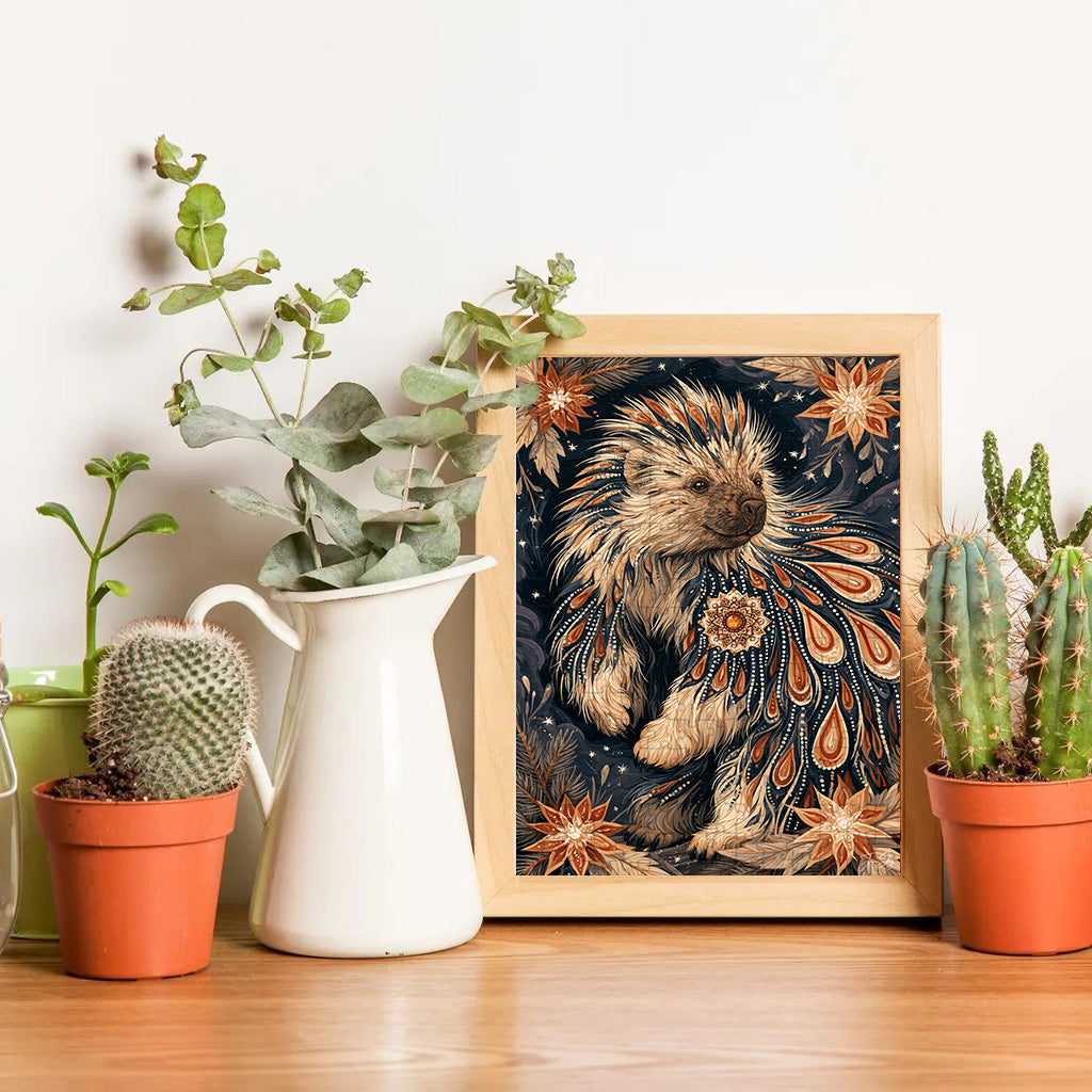 The Gentle One In Armor – Variant Acrylic/ Wooden Jigsaw Puzzle (300 / 500 / 1000 Pieces)