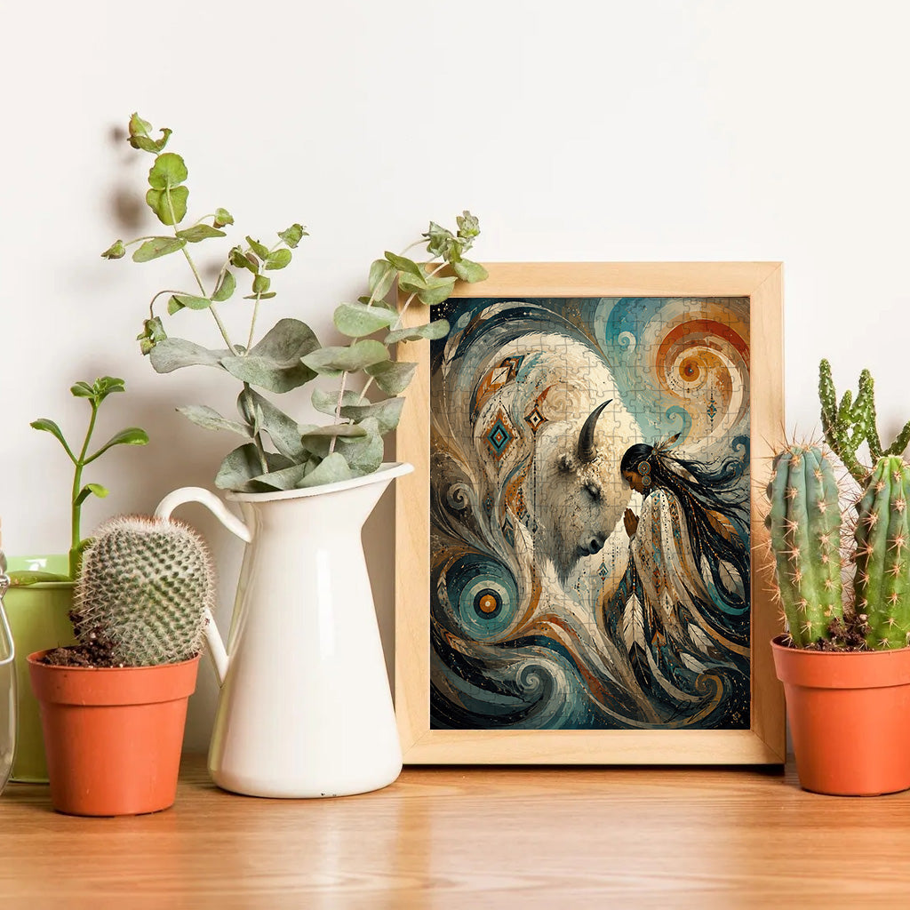 The Bond of Earth and Sky – Wooden Jigsaw Puzzle (300 / 500 / 1000 Pieces) - NH79