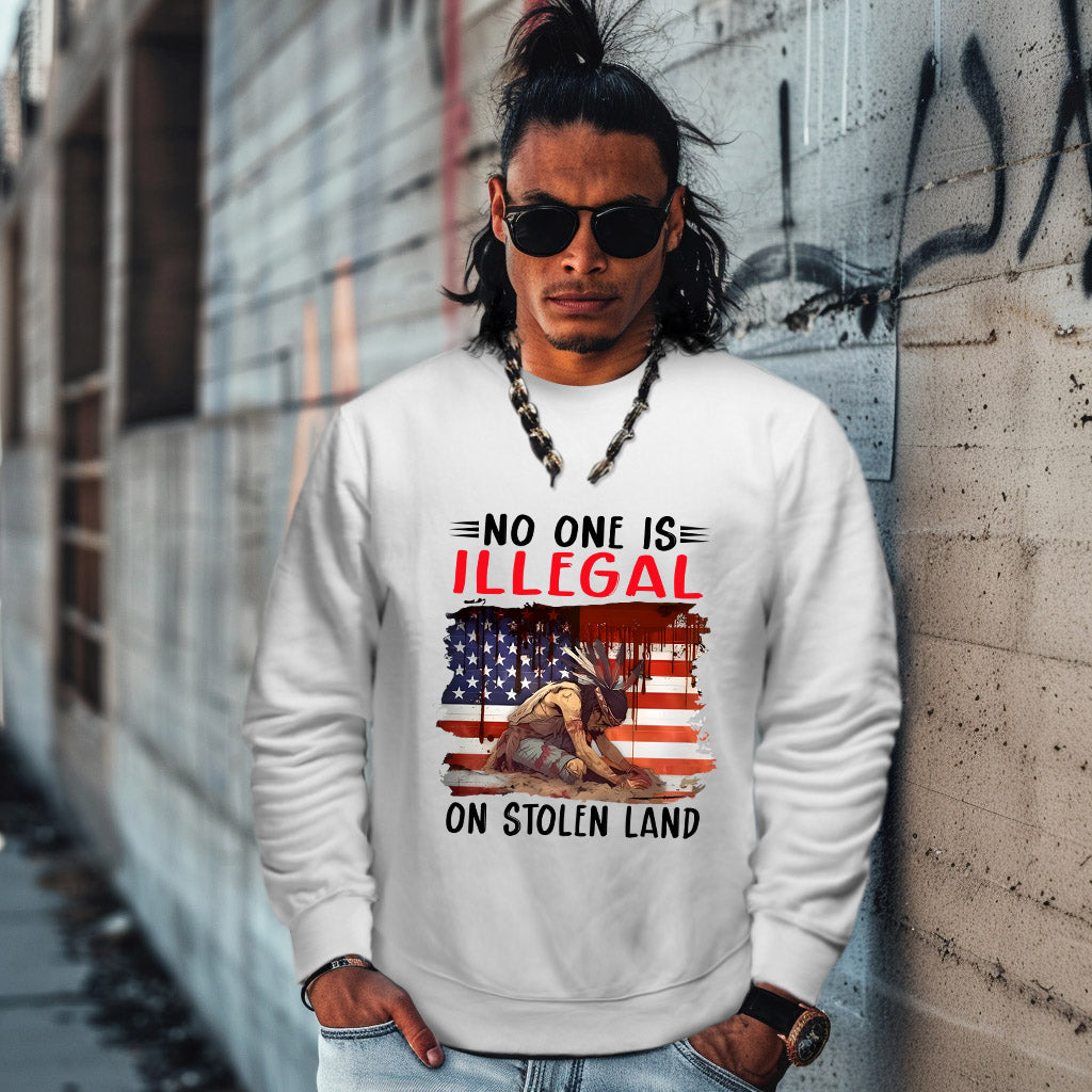 NO ONE IS ILLEGAL ON STOLEN LAND