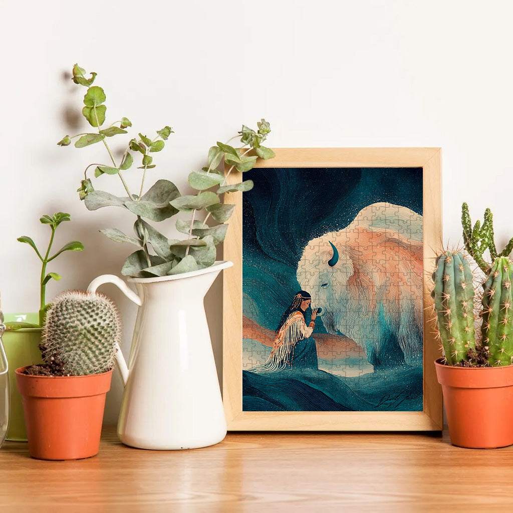 Whispers of the Ancestors – Wooden Jigsaw Puzzle (300 / 500 / 1000 Pieces) - NH79