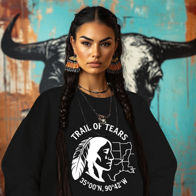 TRAIL OF TEARS 90°42'W 35°00'N.