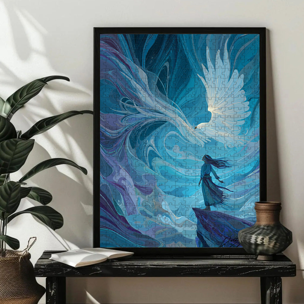 Flight of the Spirit – Wooden Jigsaw Puzzle (300 / 500 / 1000 Pieces) - NH79