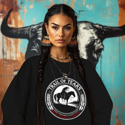 TRAIL OF TEARS WHERE THOUSANDS OF NATIVE VOICES FOREVER SILENCED