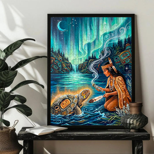 The Feather Song – Variant Acrylic Jigsaw Puzzle (300 / 500 / 1000 Pieces)
